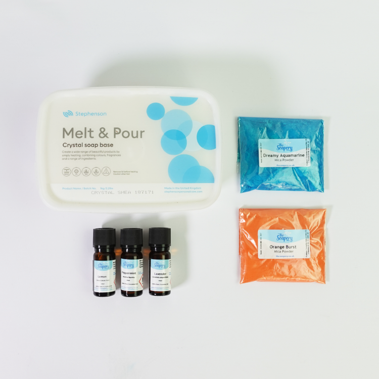 Standard Melt and Pour Soap Making Kit Ingredients