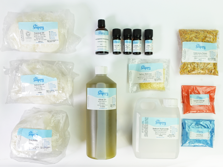Ultimate Cold Process Soap Making Kit Ingredients
